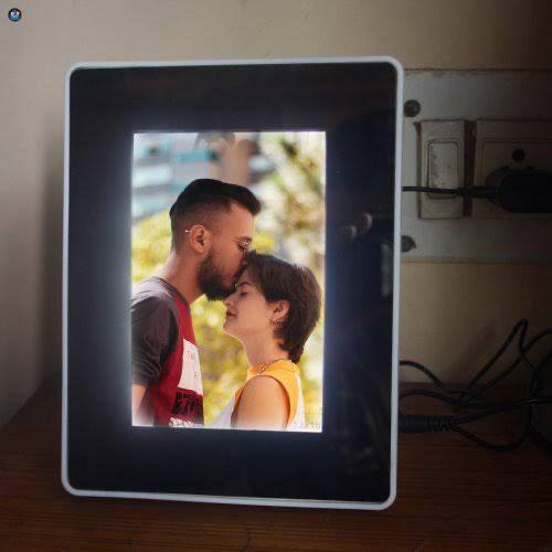 LED Photo Frame/Magic Mirror (3D Effect LED) Birthday Photo Frame